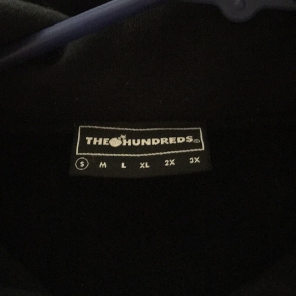 The Hundreds Bar Logo Black Hoodie Sweater Small - Picture 3 of 5